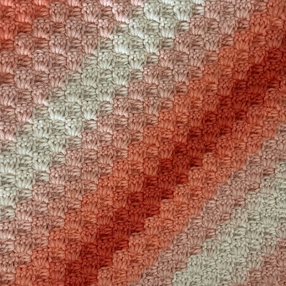 Handmade Crochet Baby or Stroller Blanket - Picture 4 of 5